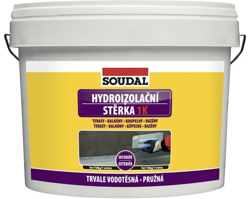 Vedro hydroizolačnej stierky od spoločnosti Soudal