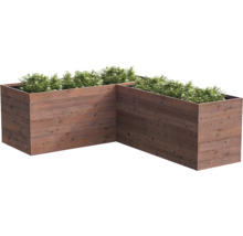 Vyvýšený záhon Classic Typ J/L 200x85x80 cm drevený smrekovec