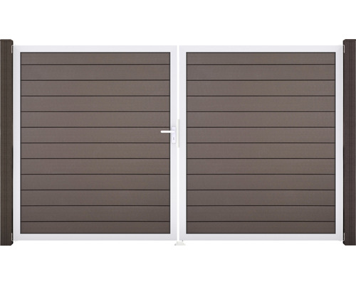 Záhradná bránka z plastu s hliníkovým rámom