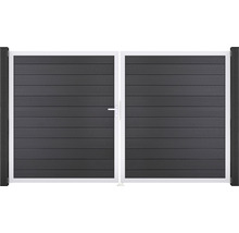 Drevená dvojkrídlová brána do záhrady