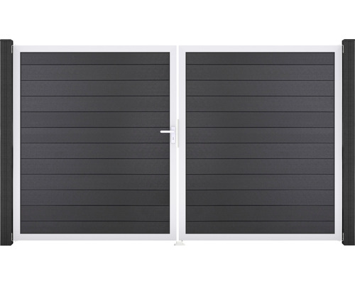 Drevená dvojkrídlová brána do záhrady