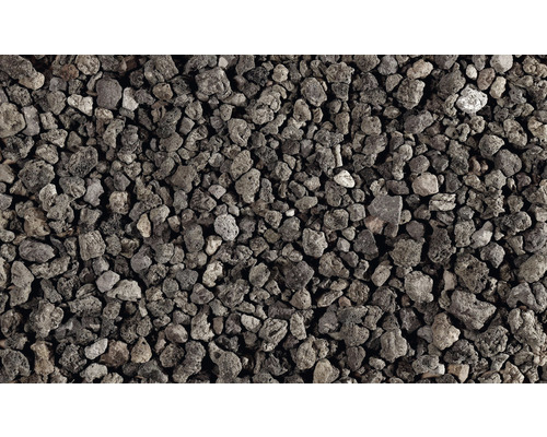 Kamenná drť lávový mulč 8–25 mm antracit balenie 20 kg Detailný záber lávového granulátu