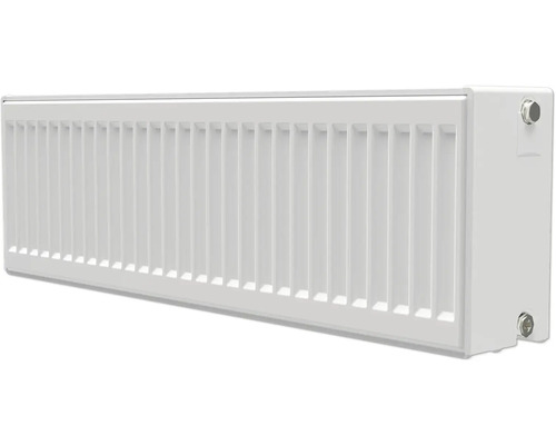Doskový radiátor s vodorovnými lamelami