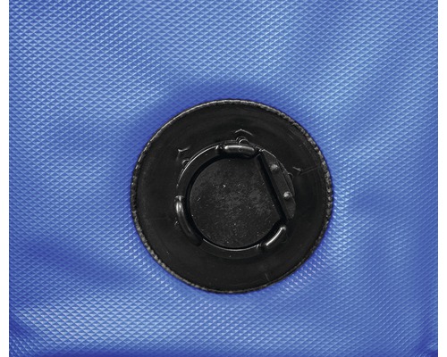 Ventil modrej plachty na vodnú nádrž