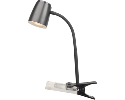 LED stolová lampa Top Light Mia KL C 4,5W 400lm 3000K čierna s klipom