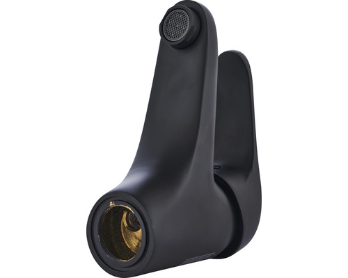 Čierna umývadlová batéria