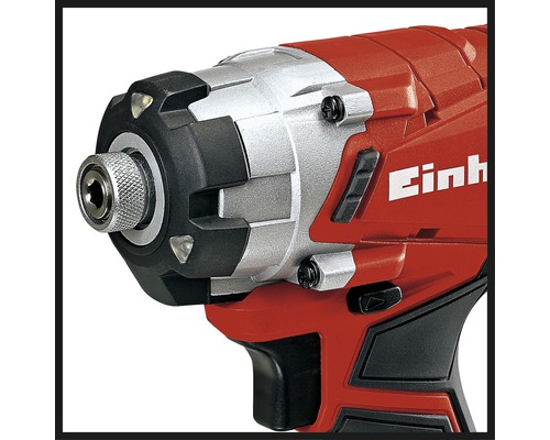 Detail akumulátorového rázového uťahováka Einhell