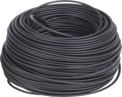 Cievka s čiernym káblom