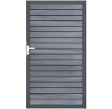 Drevená záhradná bránka s rámom a rukoväťou