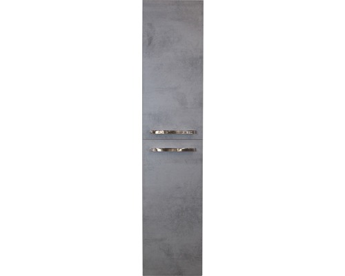 Kúpeľňová skrinka vysoká Sanox Seville betón antracit 35 x 160 x 35 cm