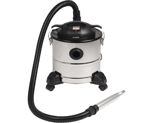 Nerezový vysávač na mokré a suché vysávanie s hadicou a hubicou