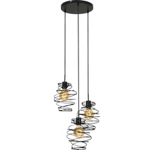 Luster Briloner Swirl 3xE27 60W čierny-thumb-1 Luster Briloner Swirl 3xE27 60W čierny-thumb-1