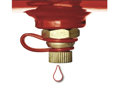 Detailný pohľad na konektor s kvapkou