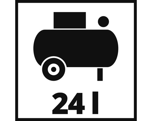 Symbol pre 24-litrový kompresor