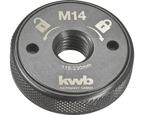 Rýchloupínacia matica M 14 KWB pre uhlovú brúsku 115-230 mm