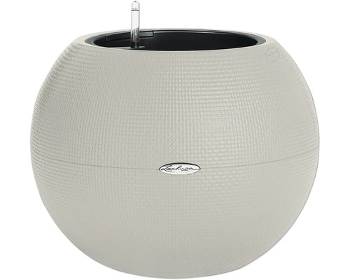 Okrúhly kvetináč Lechuza s ukazovateľom hladiny vody