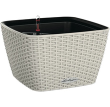 Štvorcový kvetináč Lechuza so zavlažovacím systémom