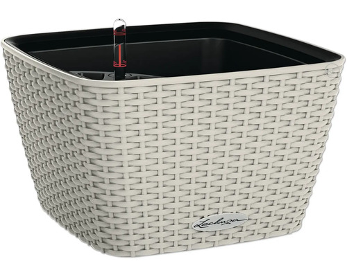 Štvorcový kvetináč Lechuza so zavlažovacím systémom