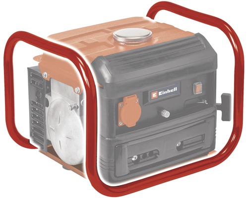 Generátor prúdu s červeným rámom