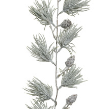 Ozdobná vetva jedle so šiškami