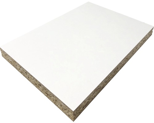 Drevotriesková doska s bielym povrchom