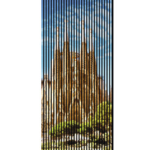 Grafika Sagrada Familia s vertikálnymi pruhmi