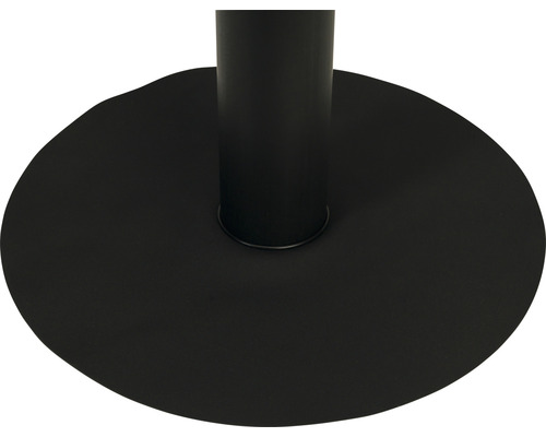 Čierna kovová základňa stola