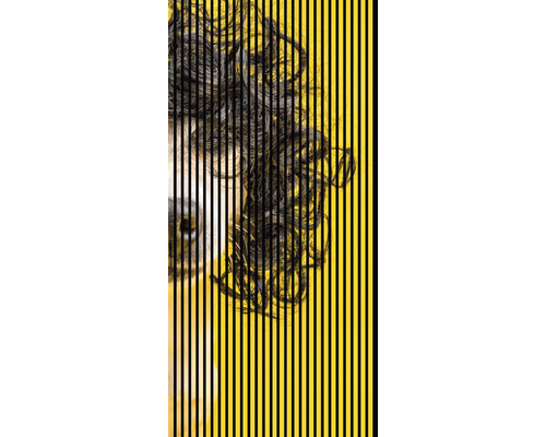 Dizajnový akustický panel DIGI04N 19x1133x2400 mm Dekoratívny panel s motívom psa do interiéru