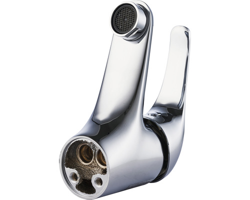 Detailný záber na vodovodnú batériu pre umývadlo