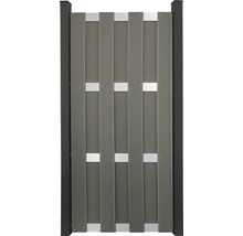 Plastová záhradná bránka s hliníkovými výstuhami