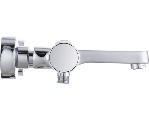 Nástenná armatúra z kovu do kúpeľne