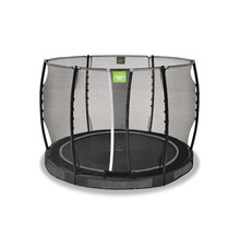 Okrúhla záhradná trampolína so sieťou
