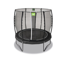 Okrúhla záhradná trampolína s ochrannou sieťou