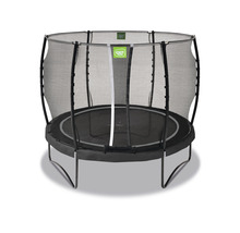 Okrúhla záhradná trampolína so sieťou