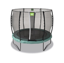 Okruhlá záhradná trampolína so záchytnou sieťou