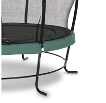Detail záhradnej trampolíny s ochrannou sieťou