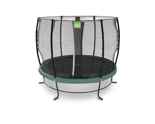 Guľatá záhradná trampolína so sieťou