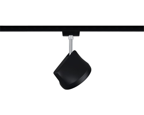 Čierne stropné bodové svietidlo na lište