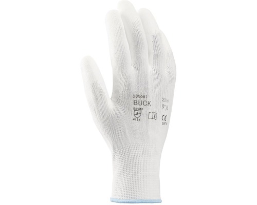 Pracovné rukavice ARDON Buck biele, veľkosť 08 "
