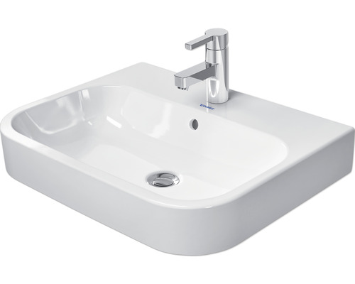 Umývadlo na dosku DURAVIT sanitárna keramika biela 60 x 47,5 x 17 cm 2315600000 Umývadlo s batériou
