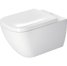 Závesné hlboké splachovacie WC z sanitárnej keramiky s WC sedadlom