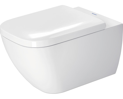 Závesné hlboké splachovacie WC z sanitárnej keramiky s WC sedadlom