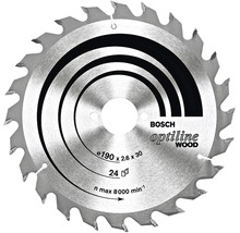 Pílový kotúč na drevo Bosch Optiline Wood 130x20x2.4mm 20 zubov