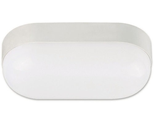 LED vonkajšie nástenné svietidlo Top Light Ronda IP65 15 W 1350 lm 4000 K biele Oválne stropné svietidlo