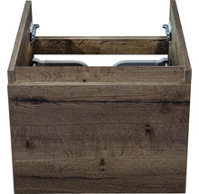 Skrinka pod umývadlo bez umývadla s drevenou štruktúrou