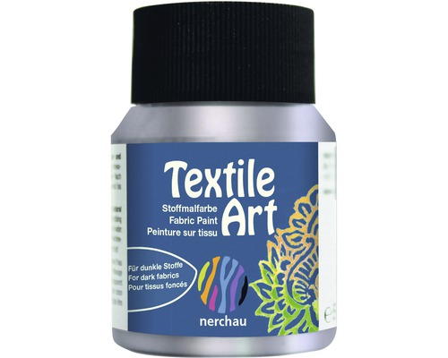 Farba na tmavý textil Textile Art strieborná 59 ml