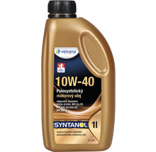 Syntetický motorový olej 10W-40 v jednolitrovej fľaši