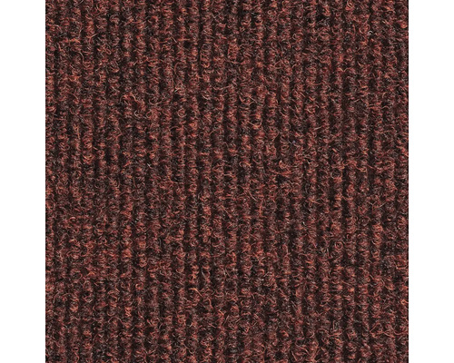 Kobercová dlaždica Solid Rib 41 červená 50x50 cm