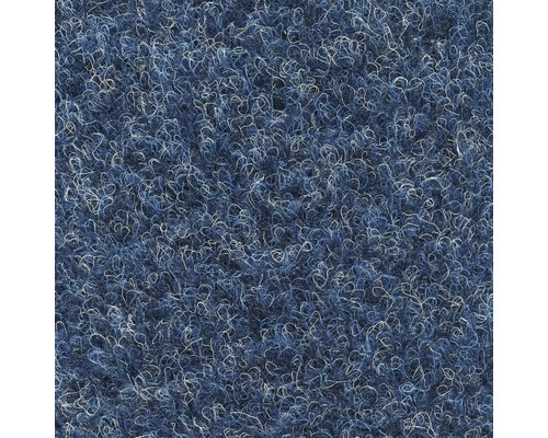 Kobercová dlaždica Solid Vel 33 modrá 50x50 cm