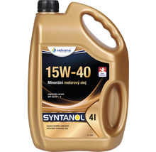 Štyri litre minerálneho motorového oleja 15W-40